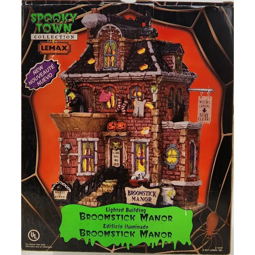Lemax Spooky Town - Broomstick Manor #15197 (Retired) 2011